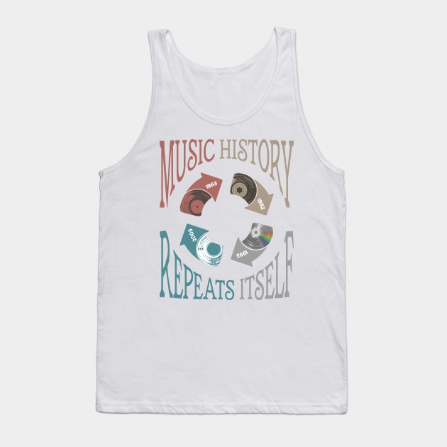 Circle of Music History Tank Top by North Tight Rope